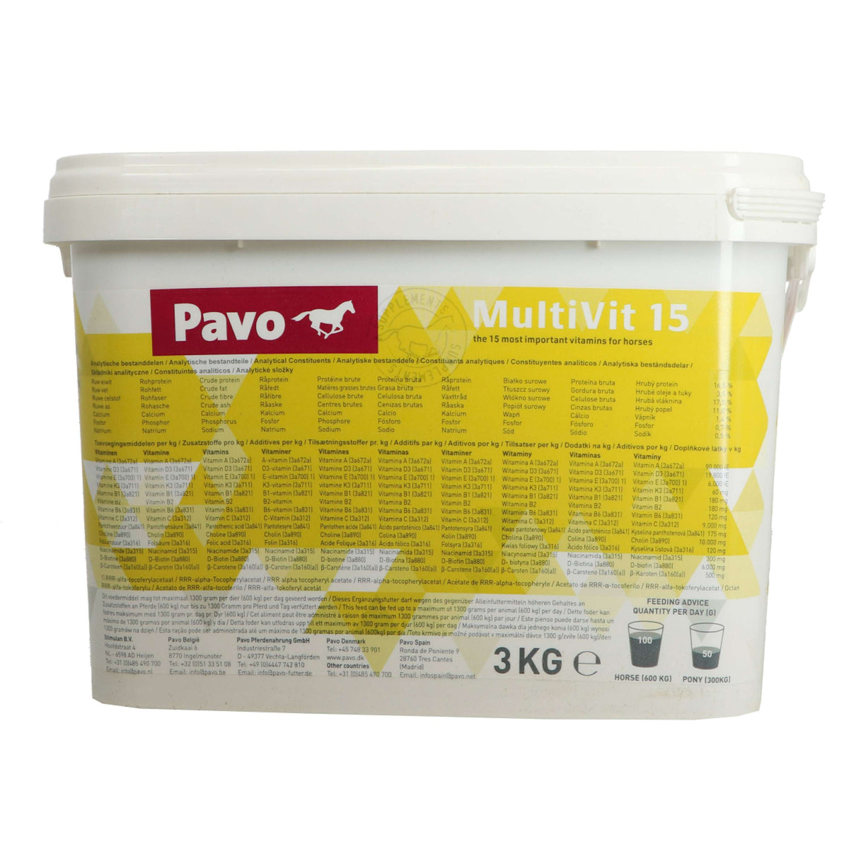 Pavo Vitamin Supplement Multivit 15 Bag