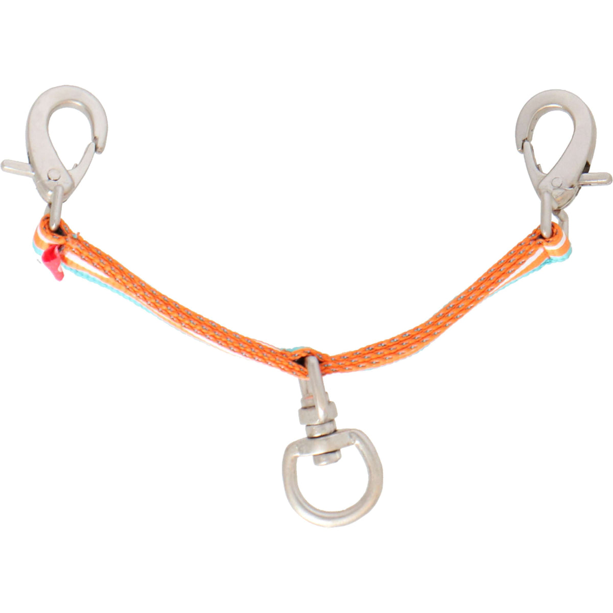 Imperial Riding Lunge Bridle Bit Nylon Neon Orange