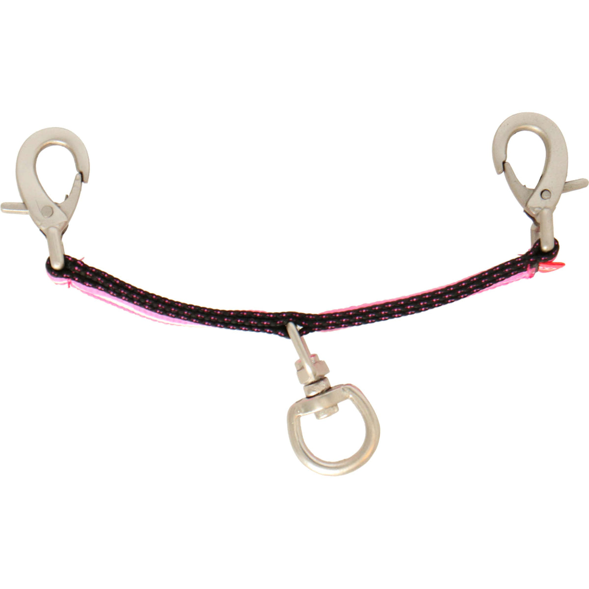 Imperial Riding Lunge Bridle Bit Nylon Neon Pink