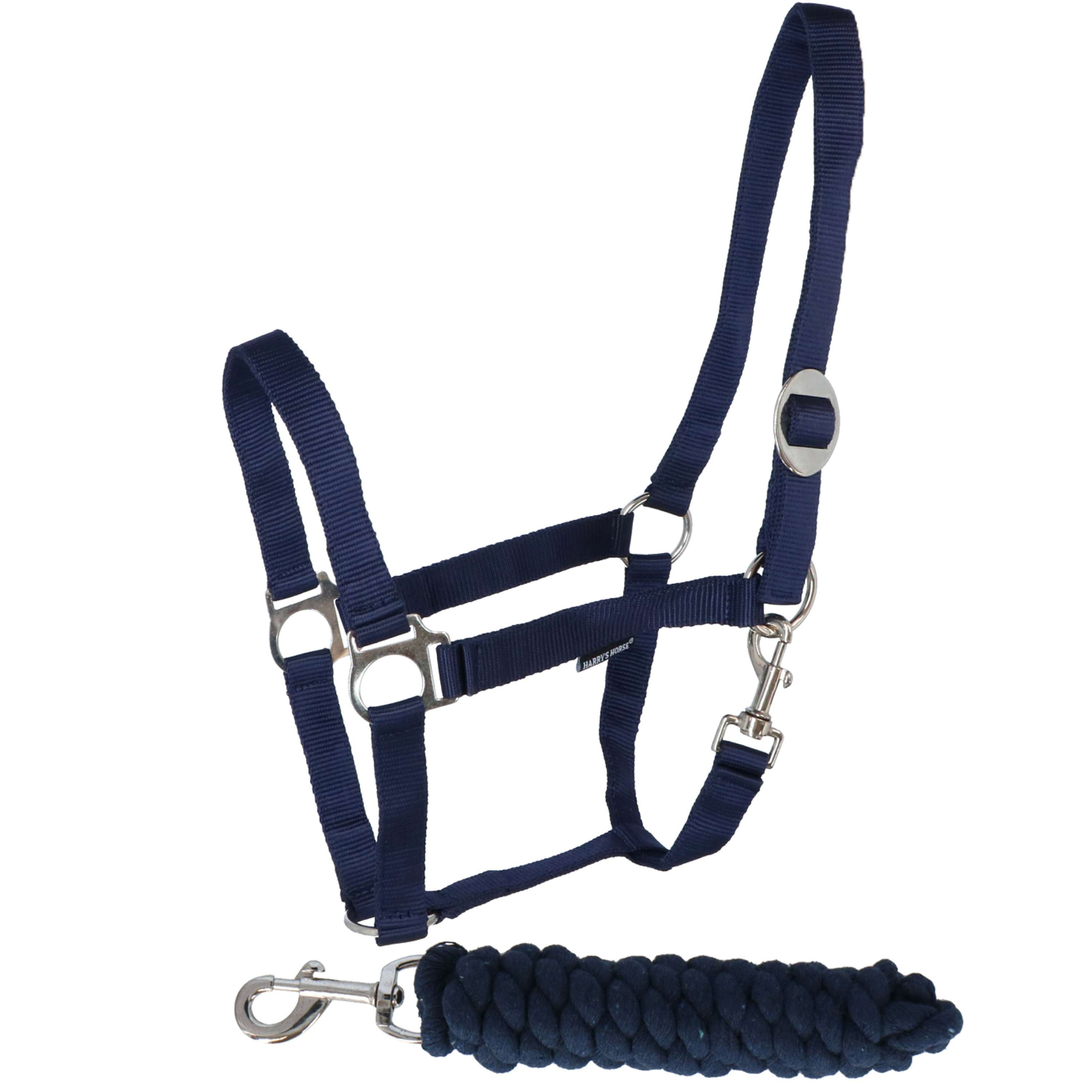 Harry's Horse Halter Set Initial Navy