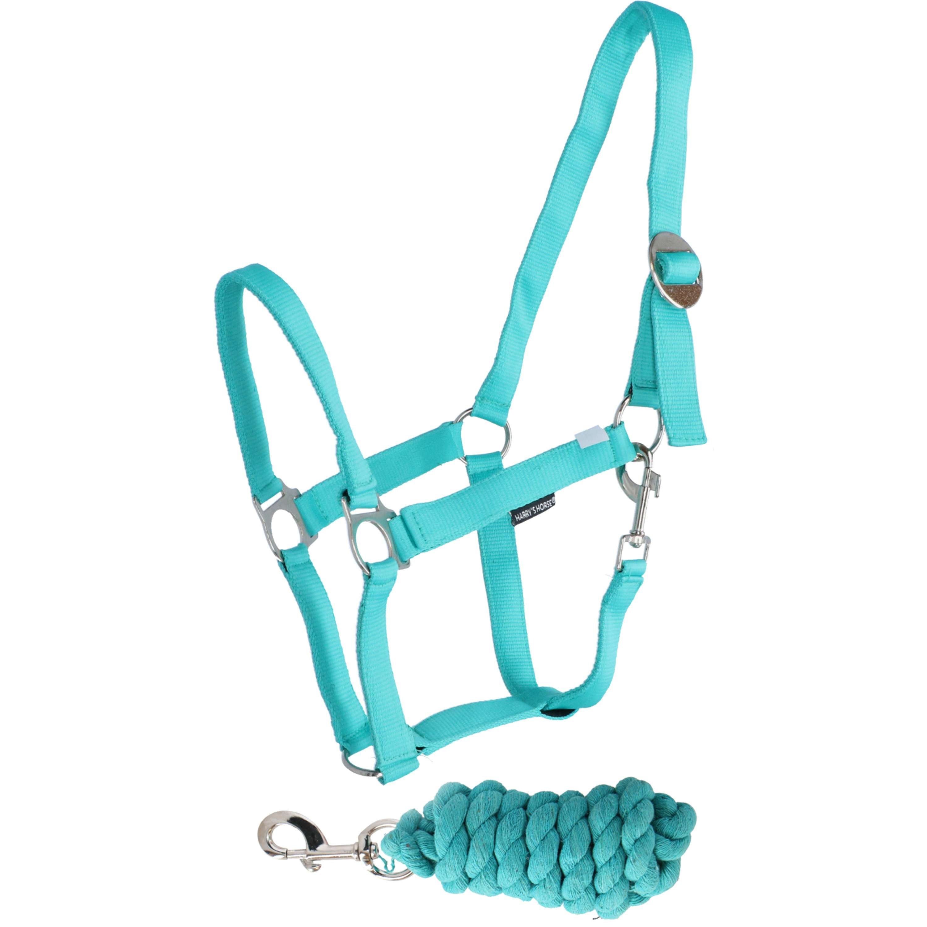 Harry's Horse Halter Set Initial Turquoise