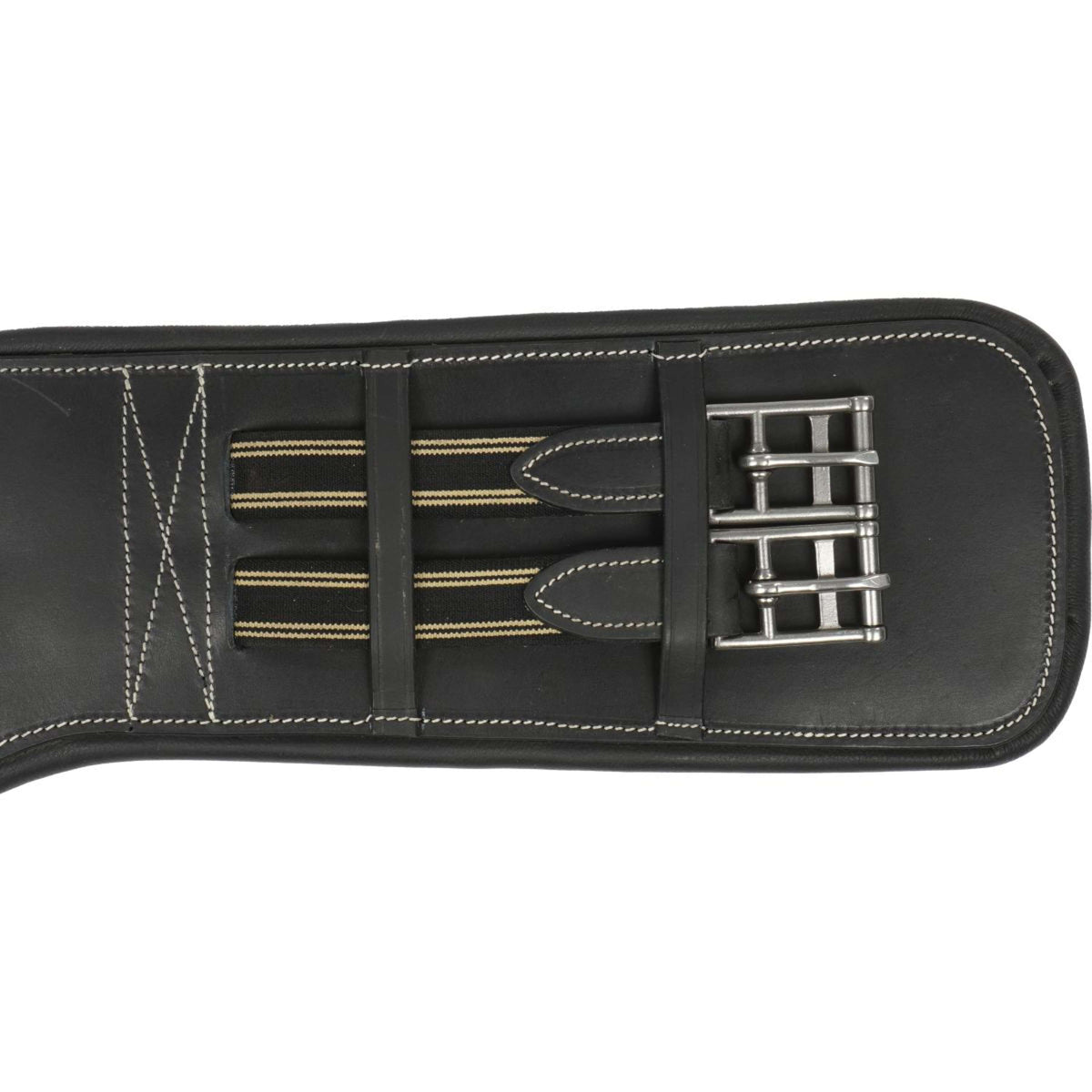 HORKA Dressage Girth Leather Black/Silver