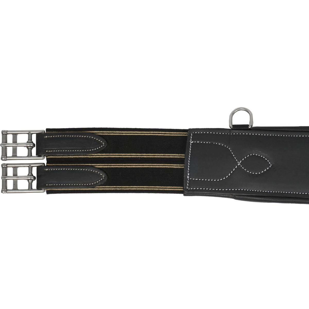 HORKA Studguard Girth Leather Black/Silver