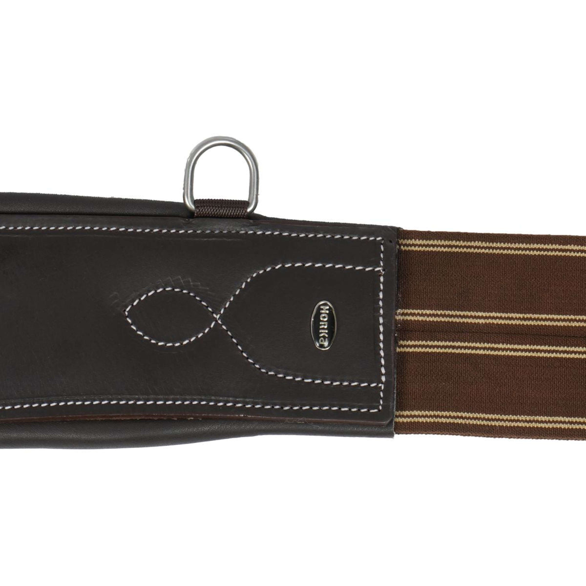 HORKA Studguard Girth Leather Brown/Silver