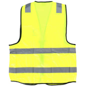 HORKA Vest With Zipper Fluorescent And Reflective Yellow