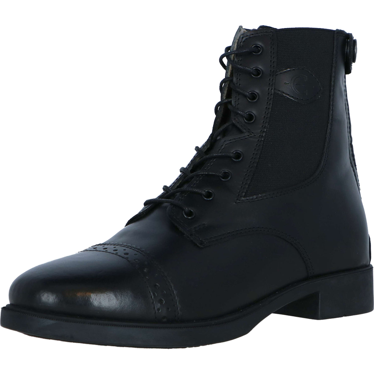 Kerbl Riding Half-boot with Lacing Monaco Black