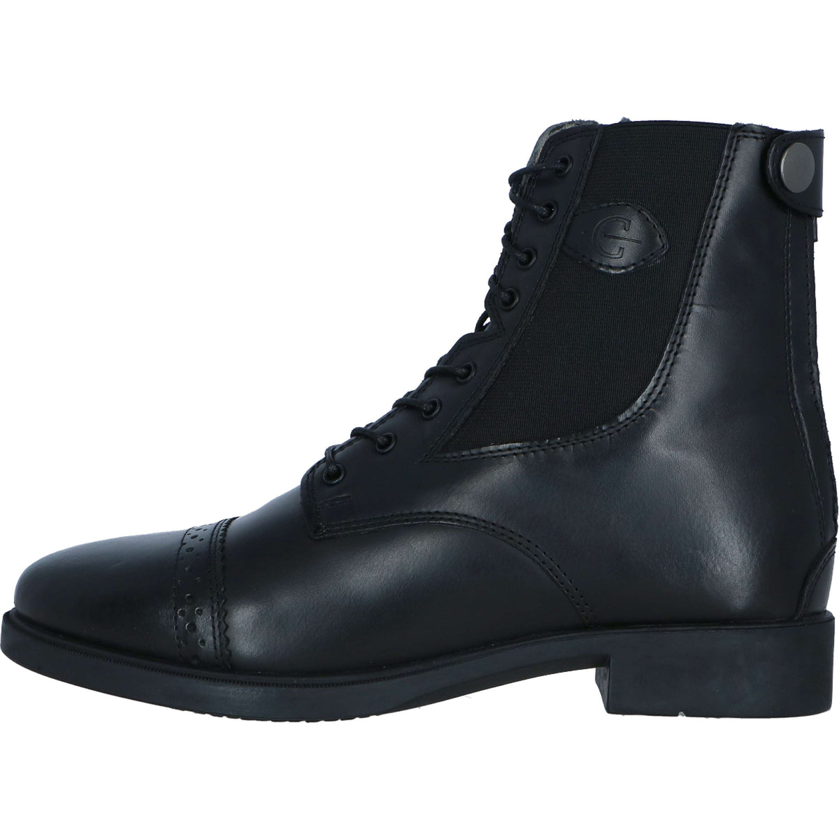 Kerbl Riding Half-boot with Lacing Monaco Black