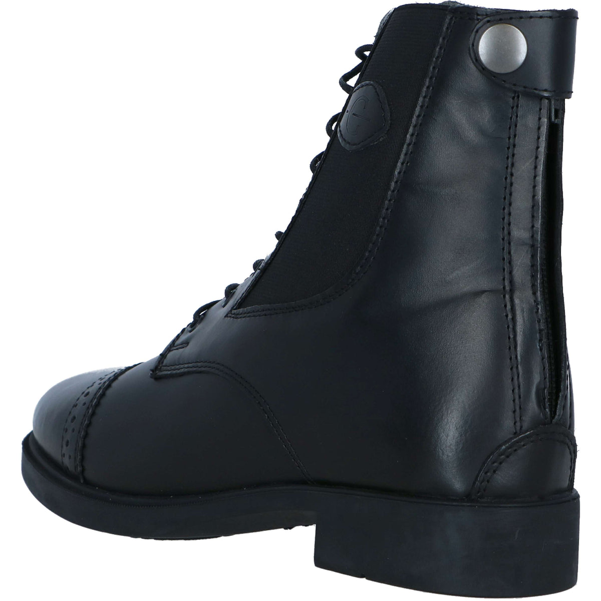 Kerbl Riding Half-boot with Lacing Monaco Black