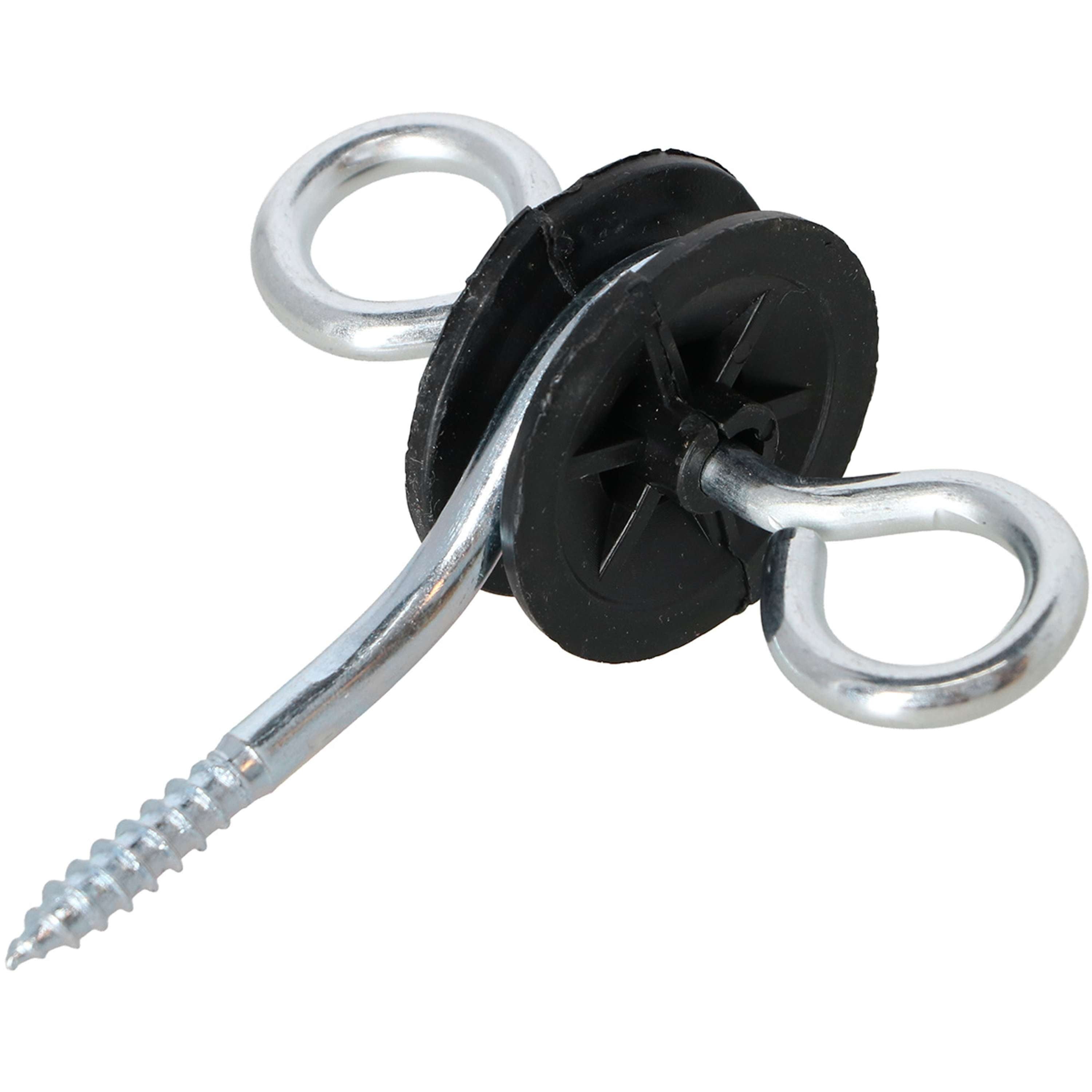 Agradi Power Gate Handle Insulator Galvanised 2 Hooks 10 Pieces