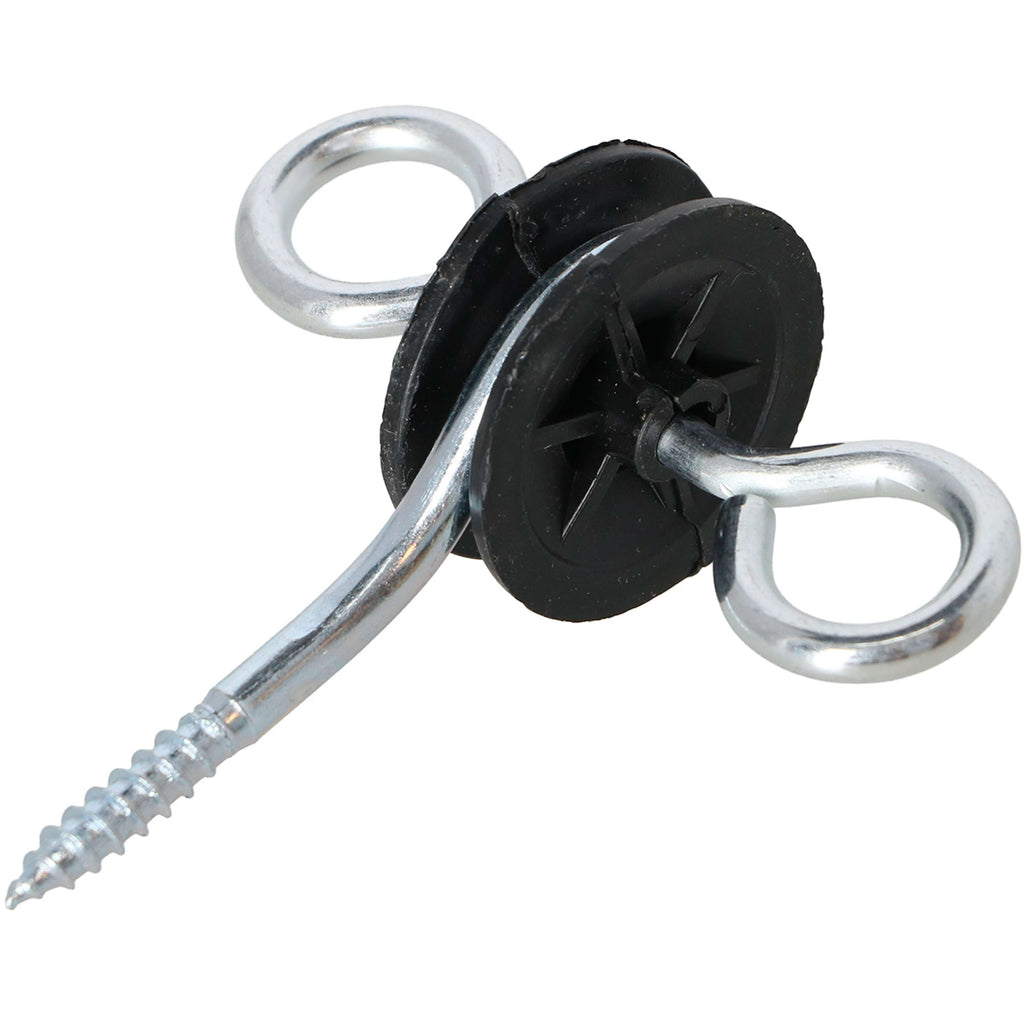 Agradi Power Gate Handle Insulator Galvanised 2 Hooks 10 Pieces