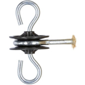 Ako Gate Handle Insulator Galvanised 2 Hooks 10 Pieces