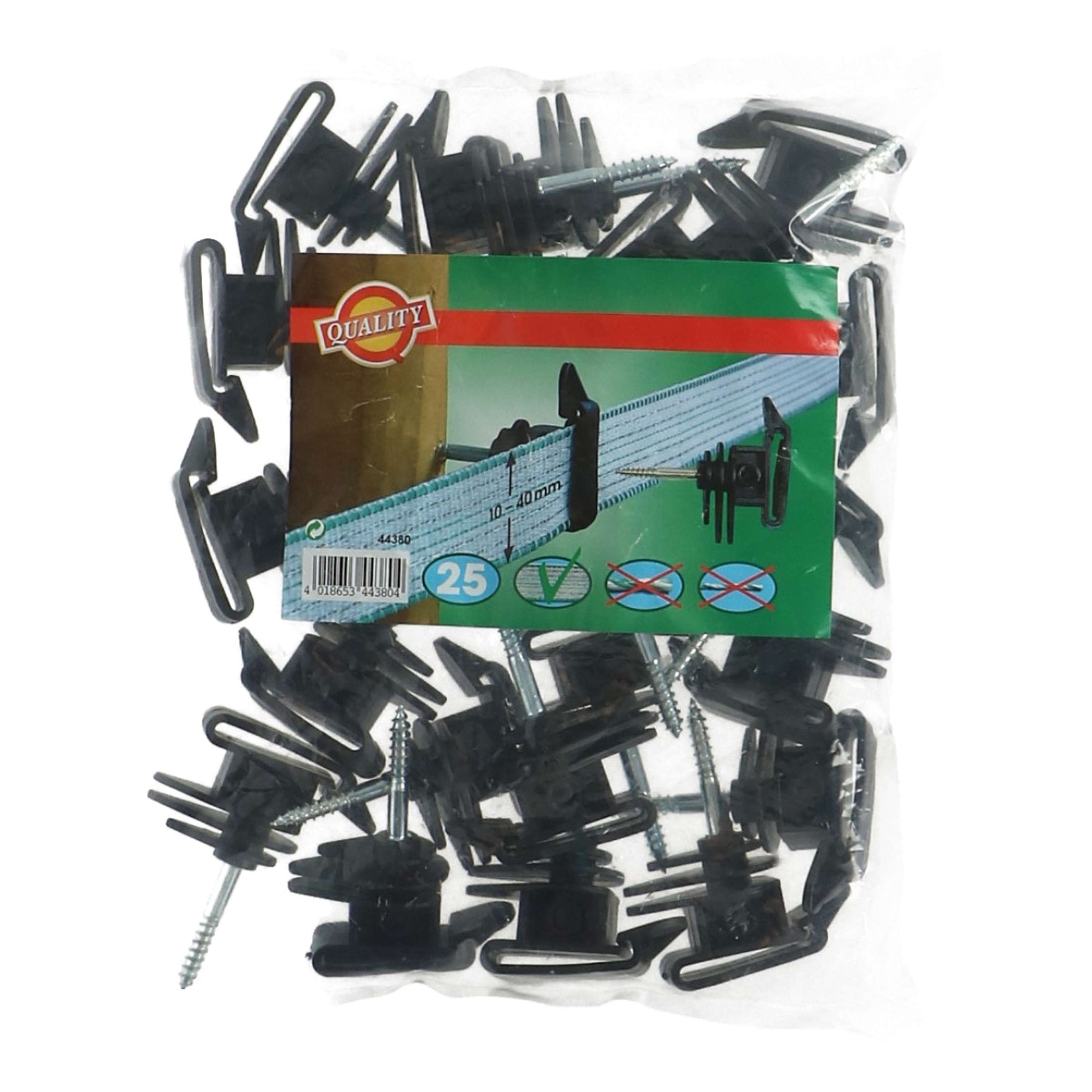 Ako Euro-tape Insulator for Tapes 25 Pieces Ako Euro-tape Insulator for Tapes 25 Pieces