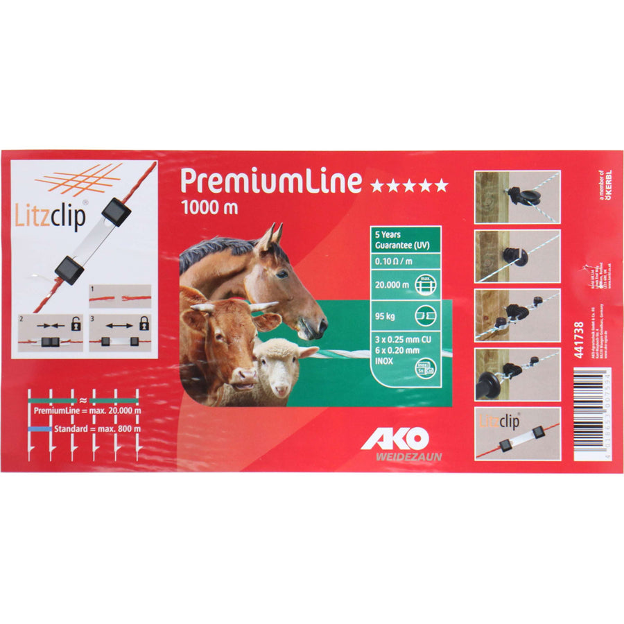 Ako Polywire PremiumLine White/Green