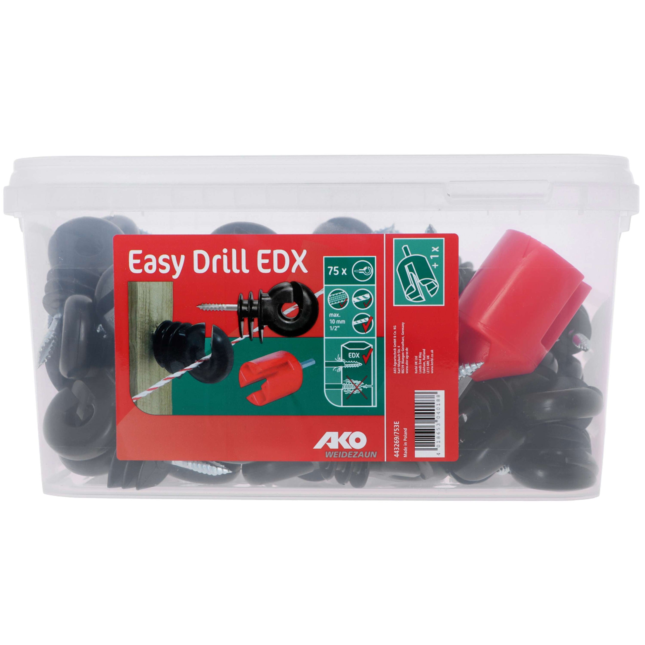 Ako Ring Insulator Edx Easydrill Contin Support 75 Pieces