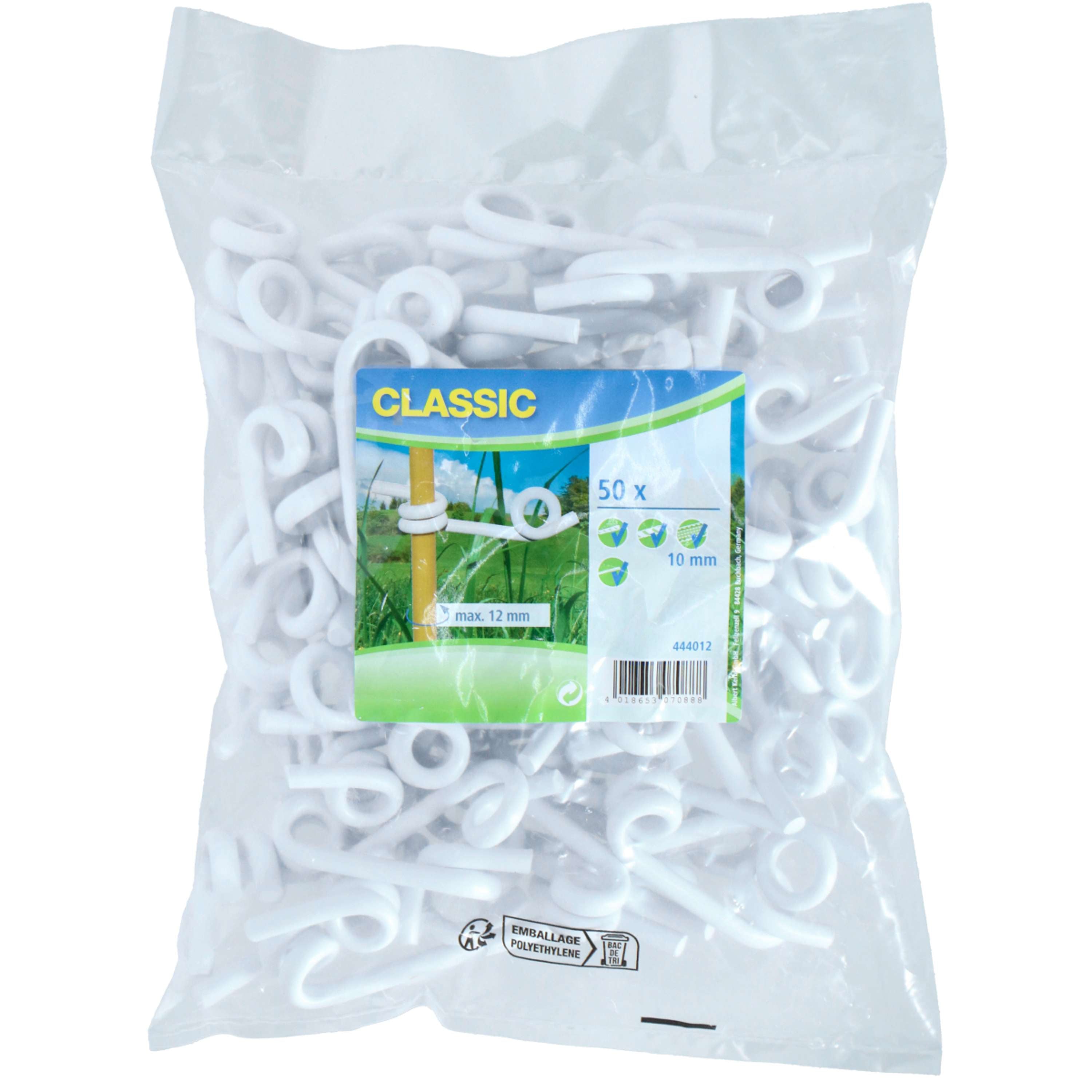 Ako Plastic Eyelets for Round Fibreglass Posts 50 Pieces