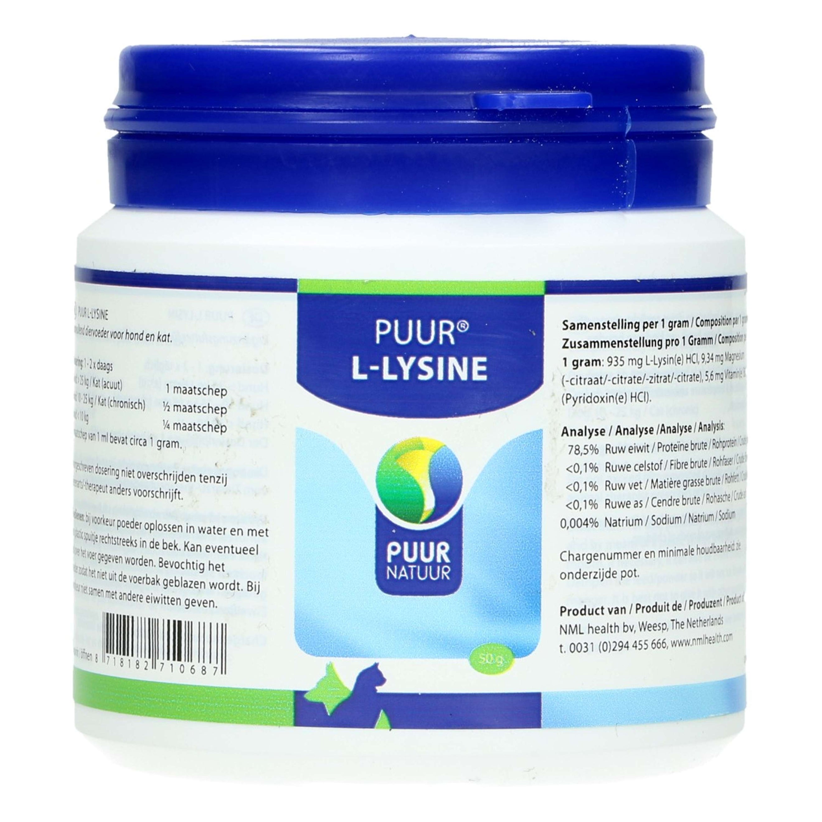 PUUR L-lysine Dog and Cat PUUR L-lysine Dog and Cat