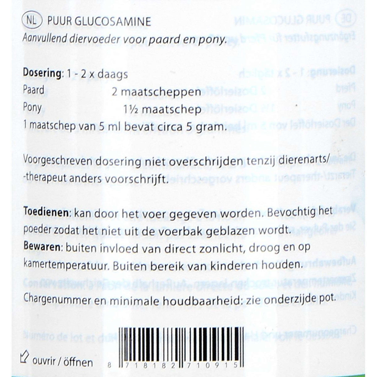 PUUR Glucosamine Horse and Pony