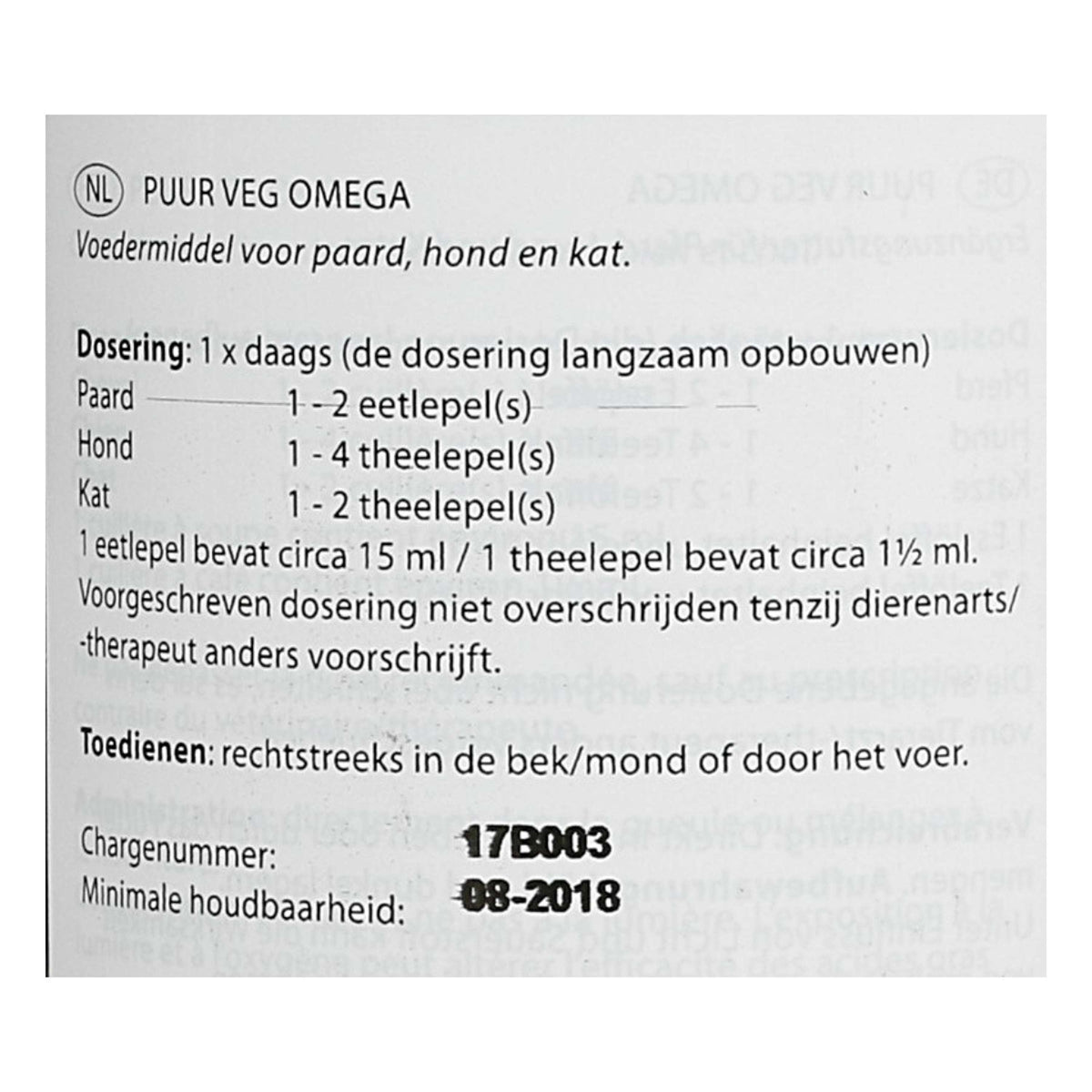 Puur Natuur Veg Omega