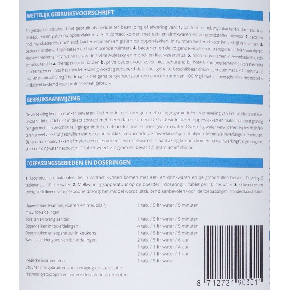 Agradi Chlorine Tablets