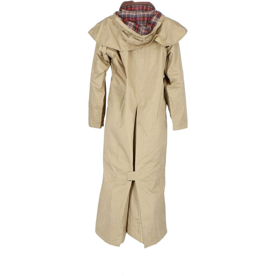 Scippis Black Roo Coat Stockman Rain Cowboy Beige