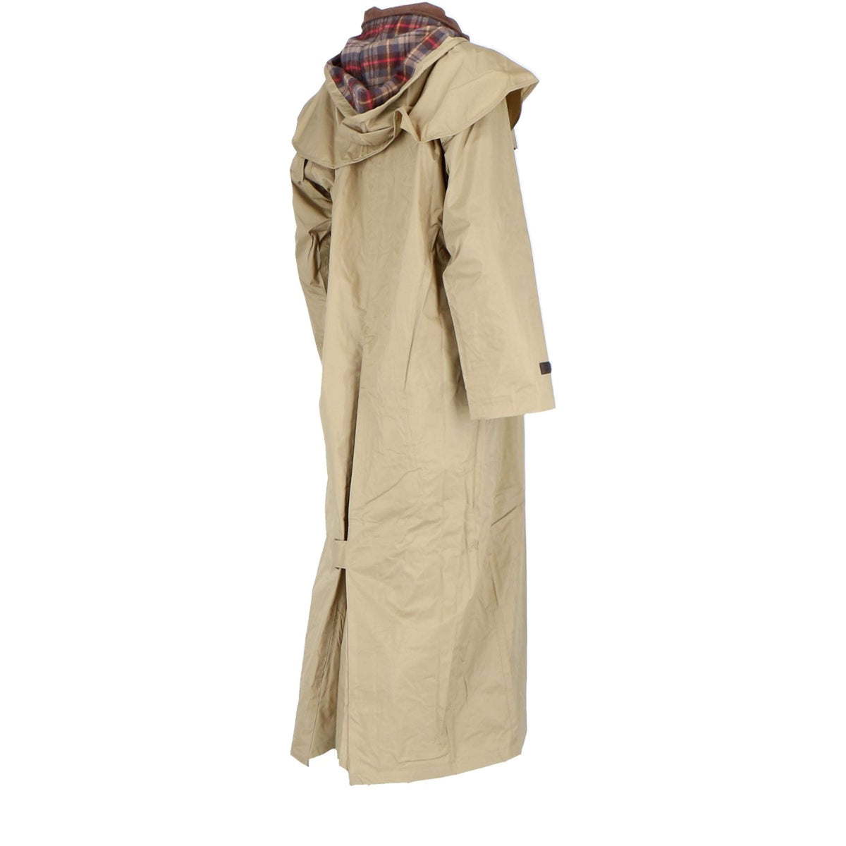 Scippis Black Roo Coat Stockman Rain Cowboy Beige