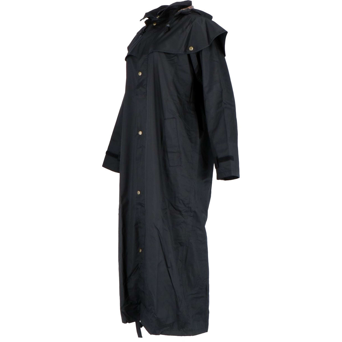 Scippis Black Roo Coat Stockman Rain Cowboy Black