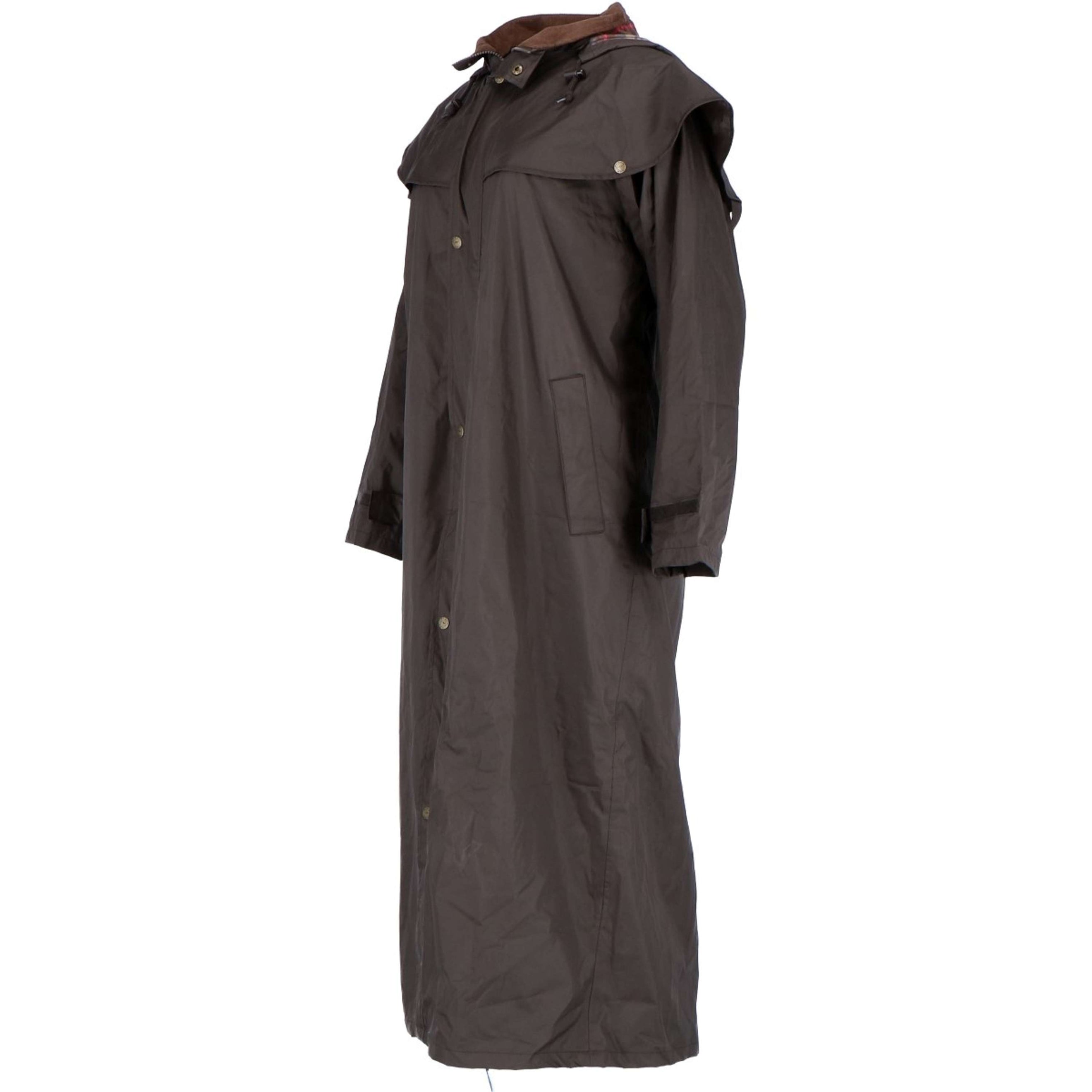 Scippis Black Roo Coat Stockman Rain Cowboy Brown Scippis Black Roo Coat Stockman Rain Cowboy Brown