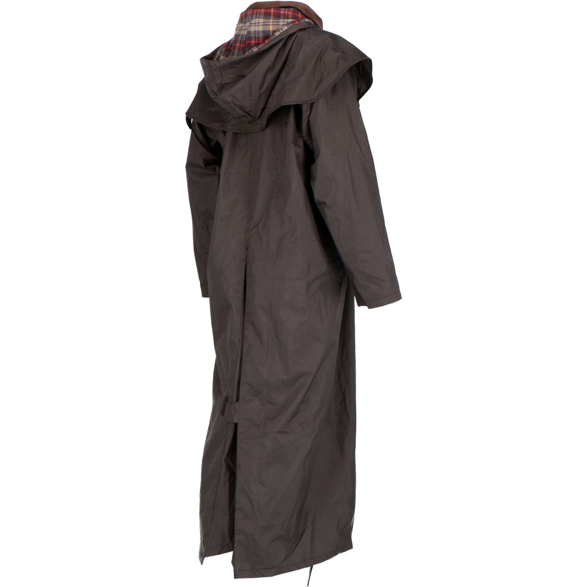 Scippis Black Roo Coat Stockman Rain Cowboy Brown