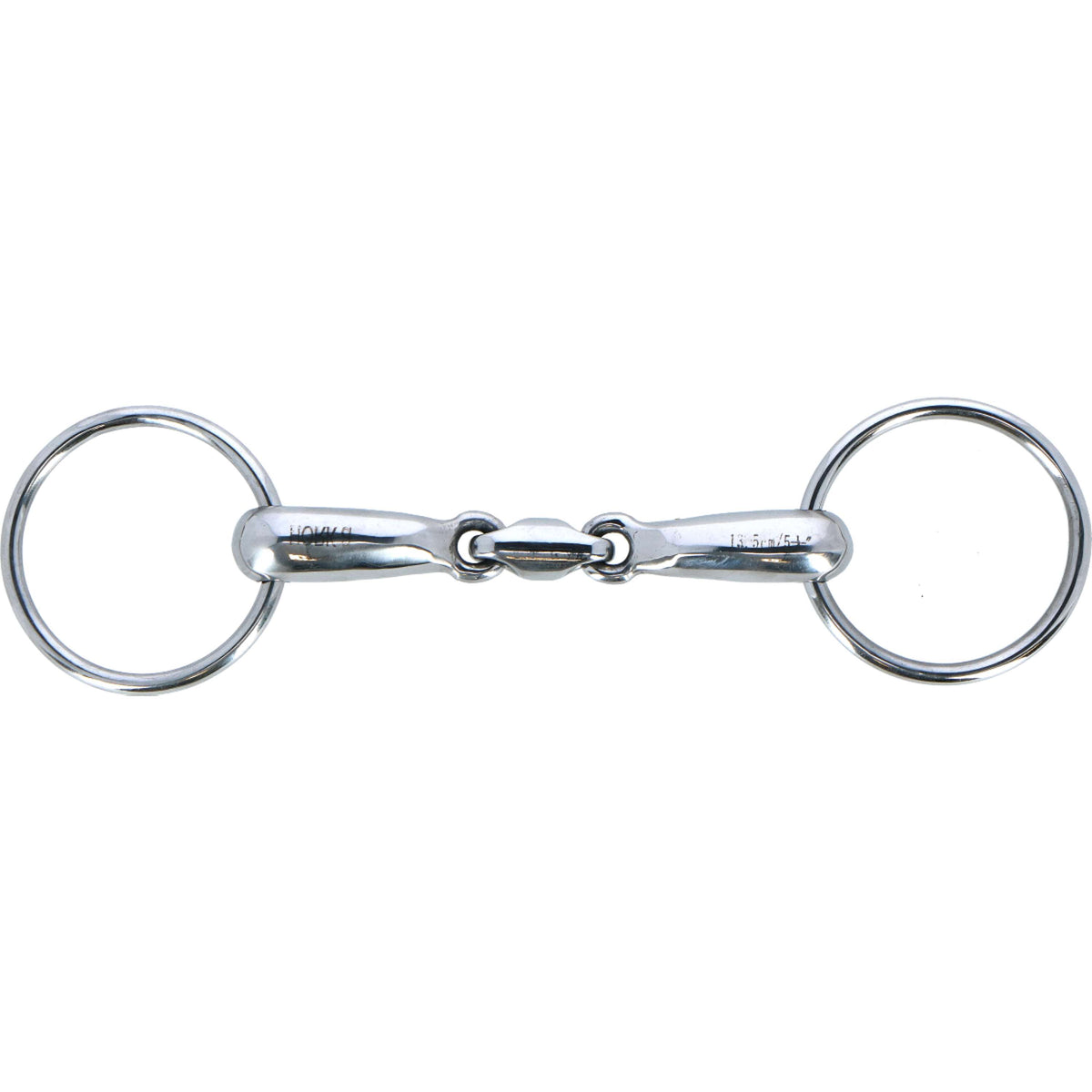 HORKA Double Jointed Loose Ring Snaffle Ss 19mm Stainless Steel