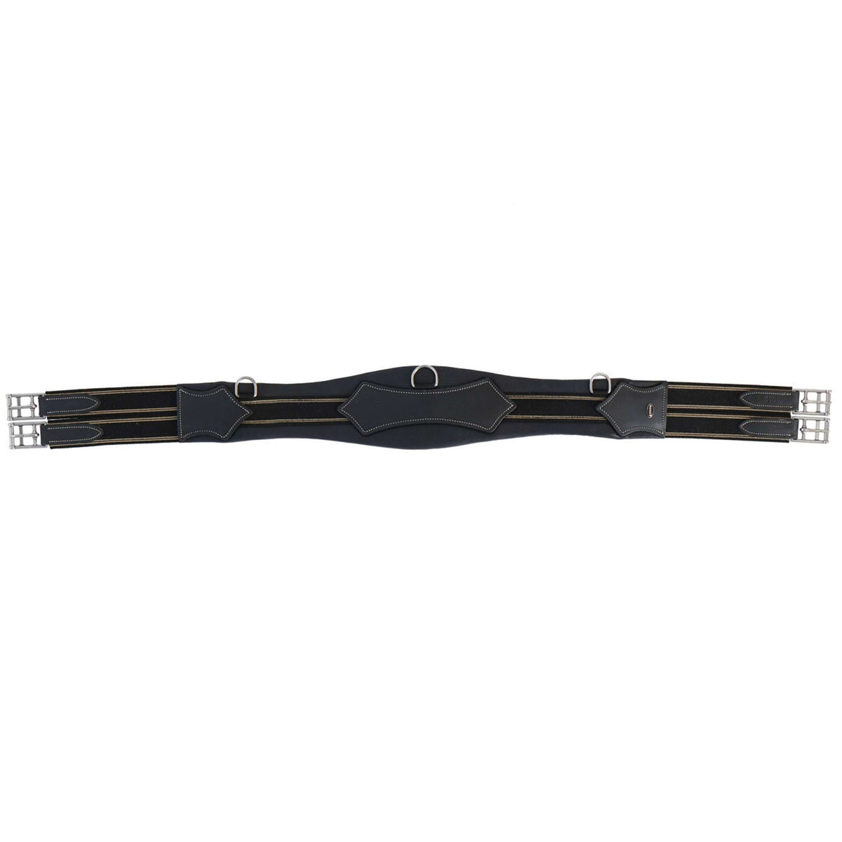 HORKA Girth Gp Leather Black/Silver