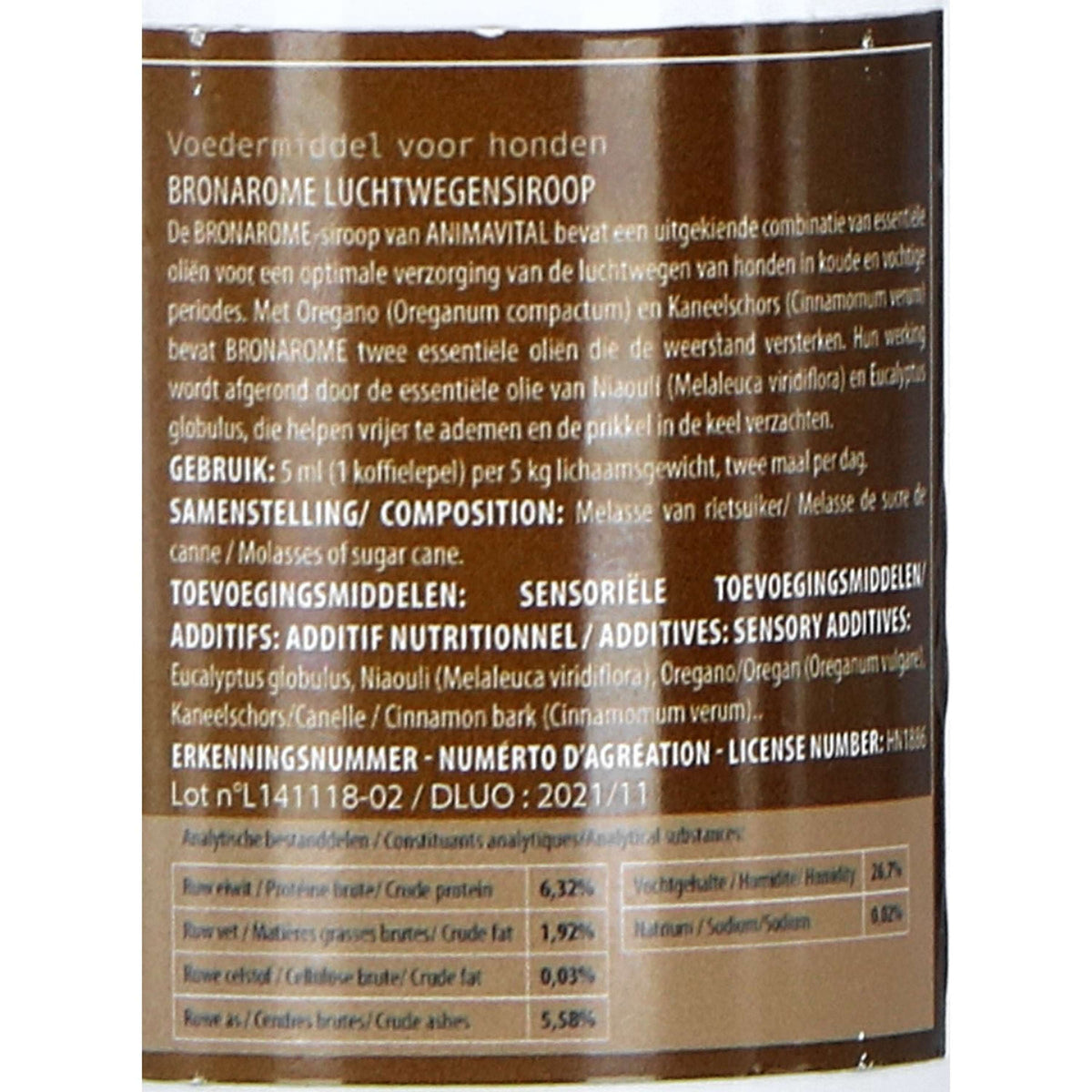 Animavital Bronarome Syrup