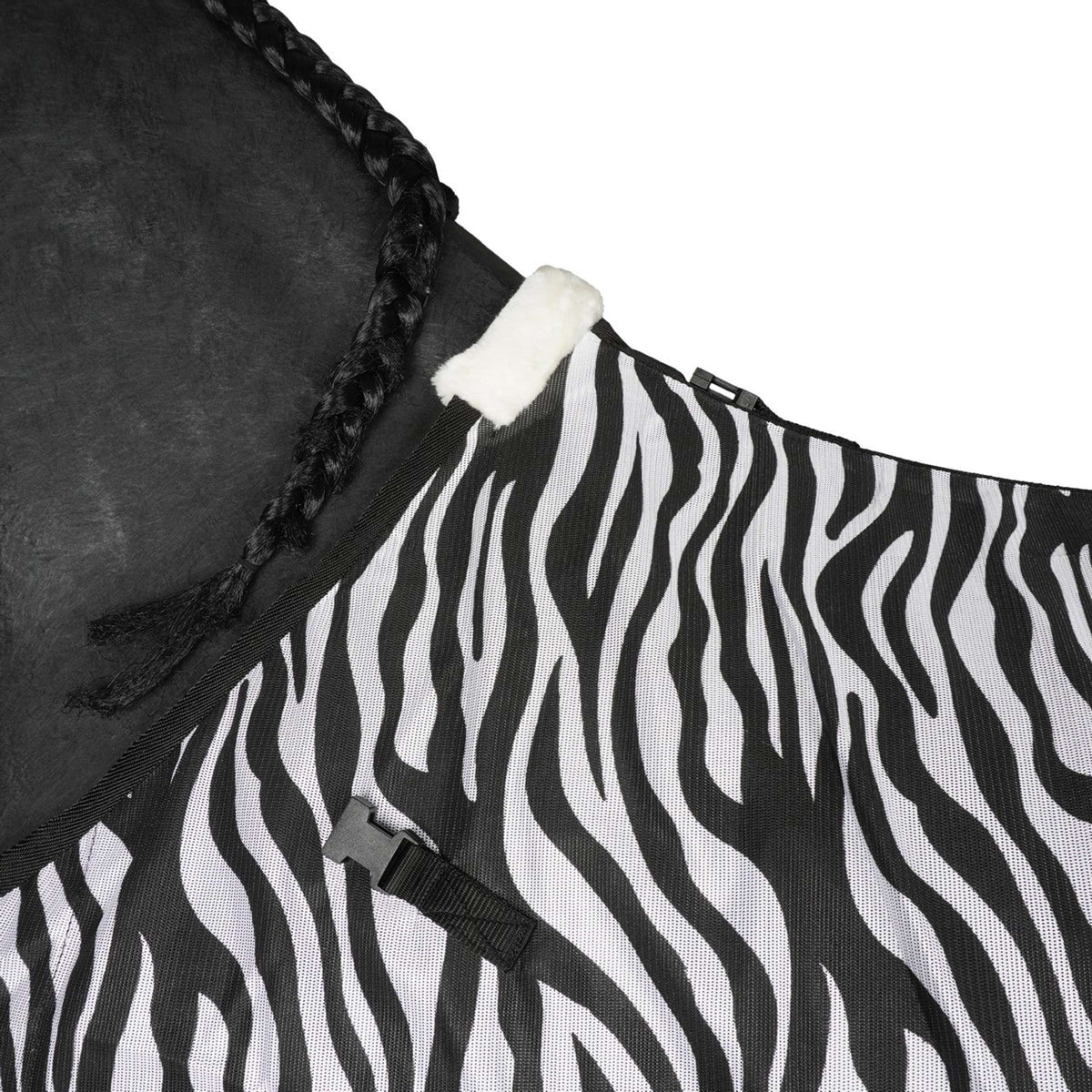 Harry's Horse Flysheet with Neck Zebra