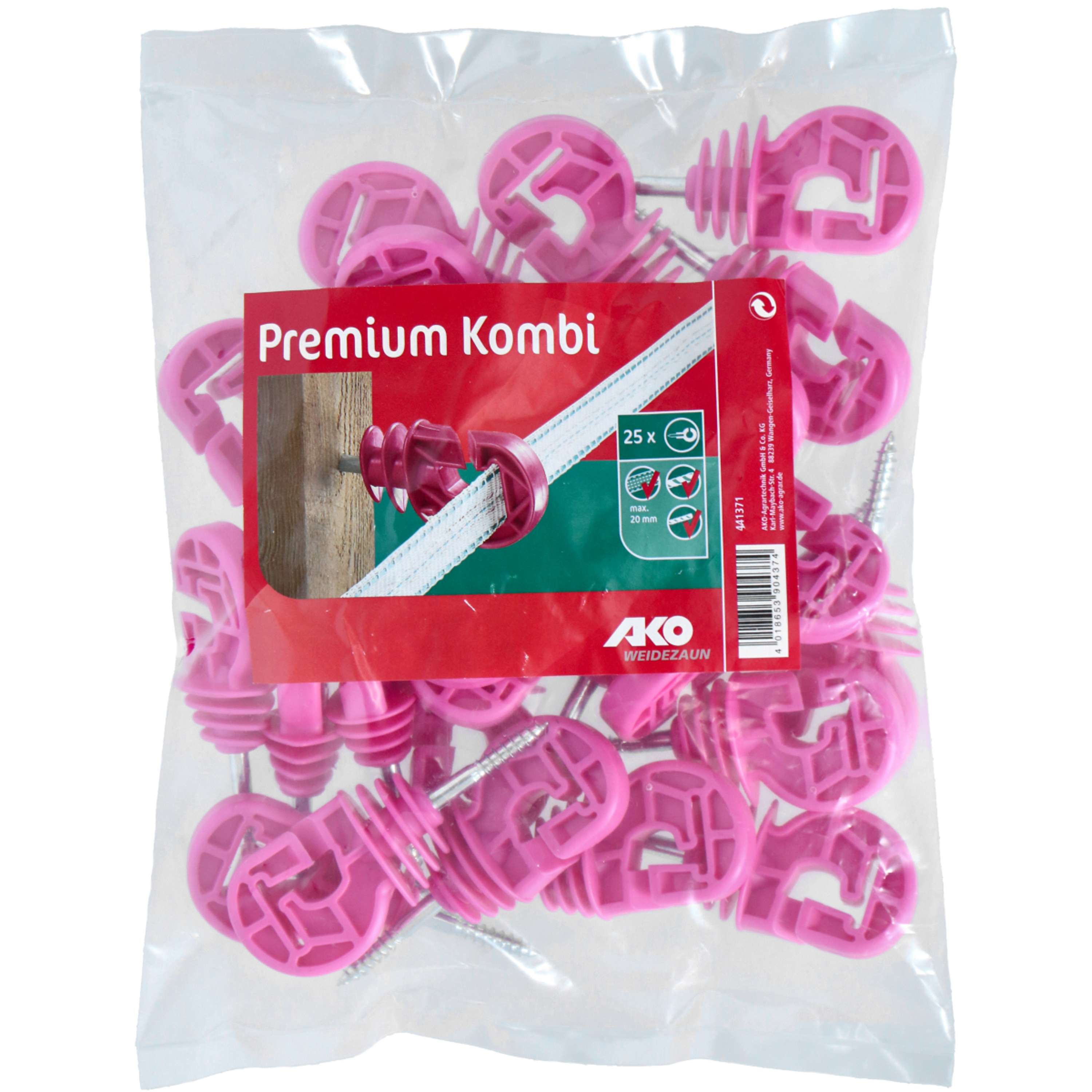 Ako Combi Insulator Premium with Short Support 25 Pieces Pink