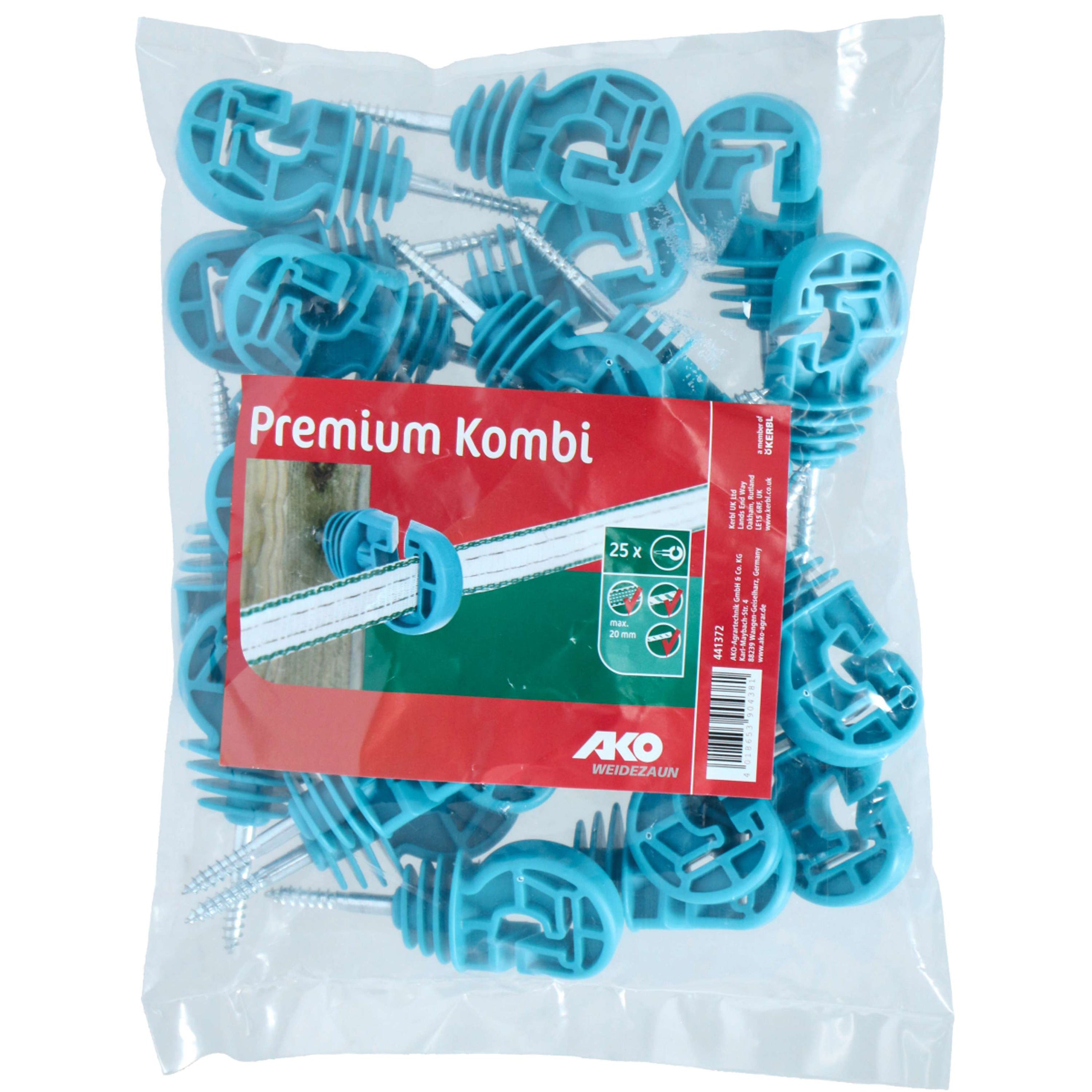 Ako Combi Insulator Premium with Short Support 25 Pieces Petrol