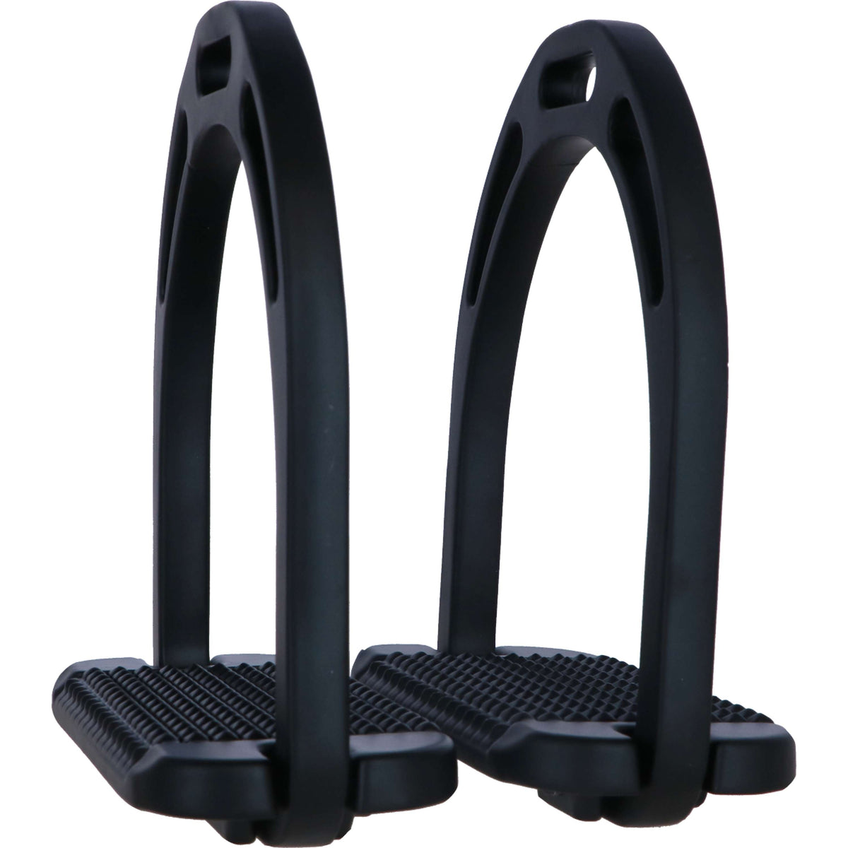 HKM Aluminium Stirrup Light Per Pair Black