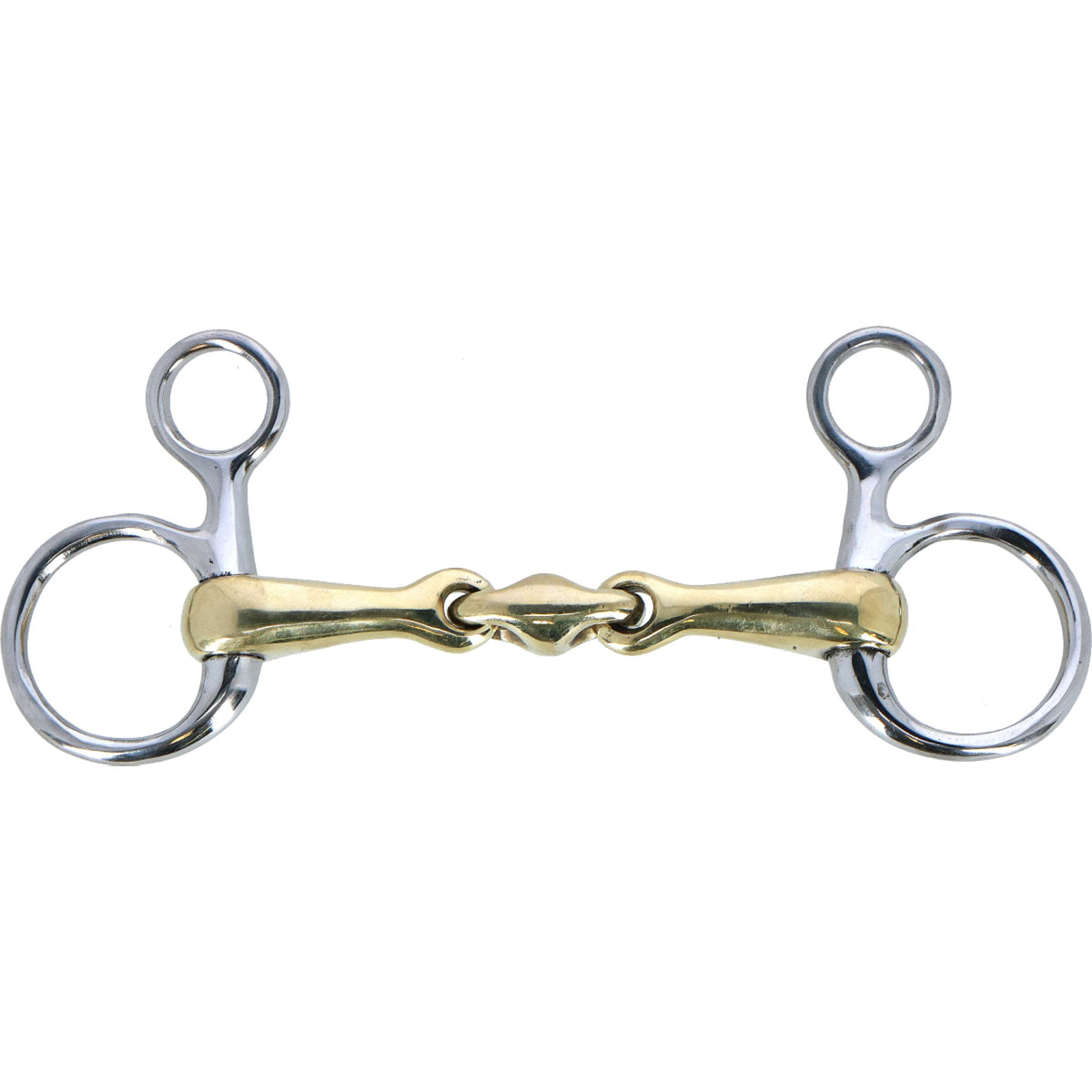 HKM Hanging Cheek Snaffle Argentan 16mm