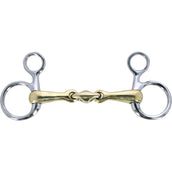 HKM Hanging Cheek Snaffle Argentan 16mm