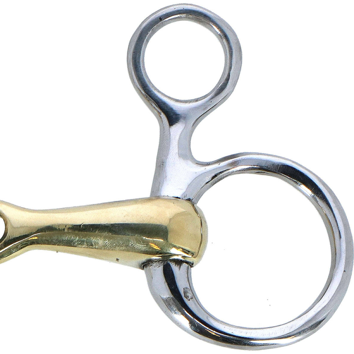 HKM Hanging Cheek Snaffle Argentan 16mm