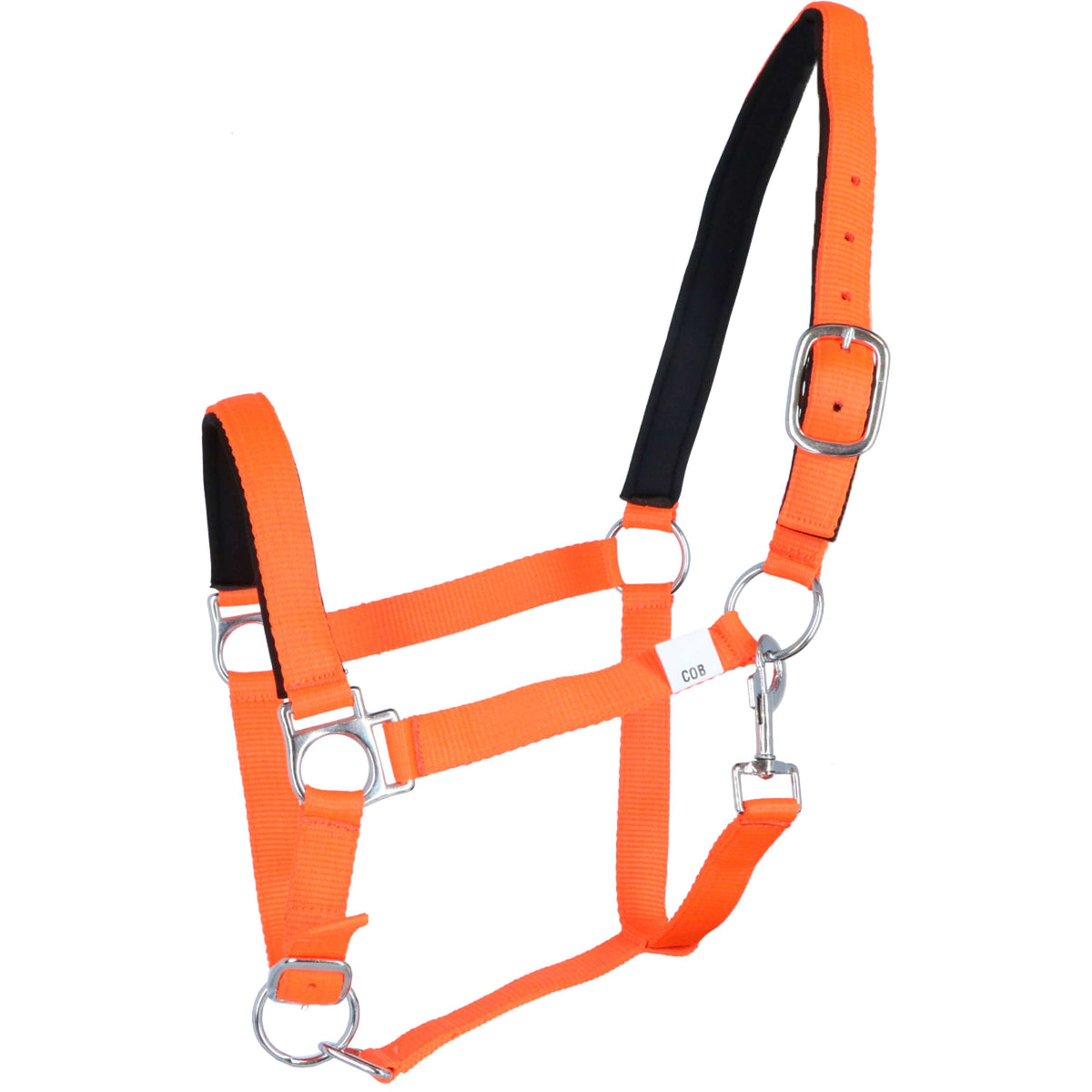 HKM Headcollar Stars Softice Neonorange