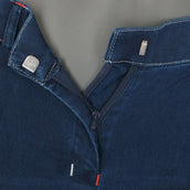 HKM Jodhpur Breeches Summer Denim Jeans Blue/Dark Blue