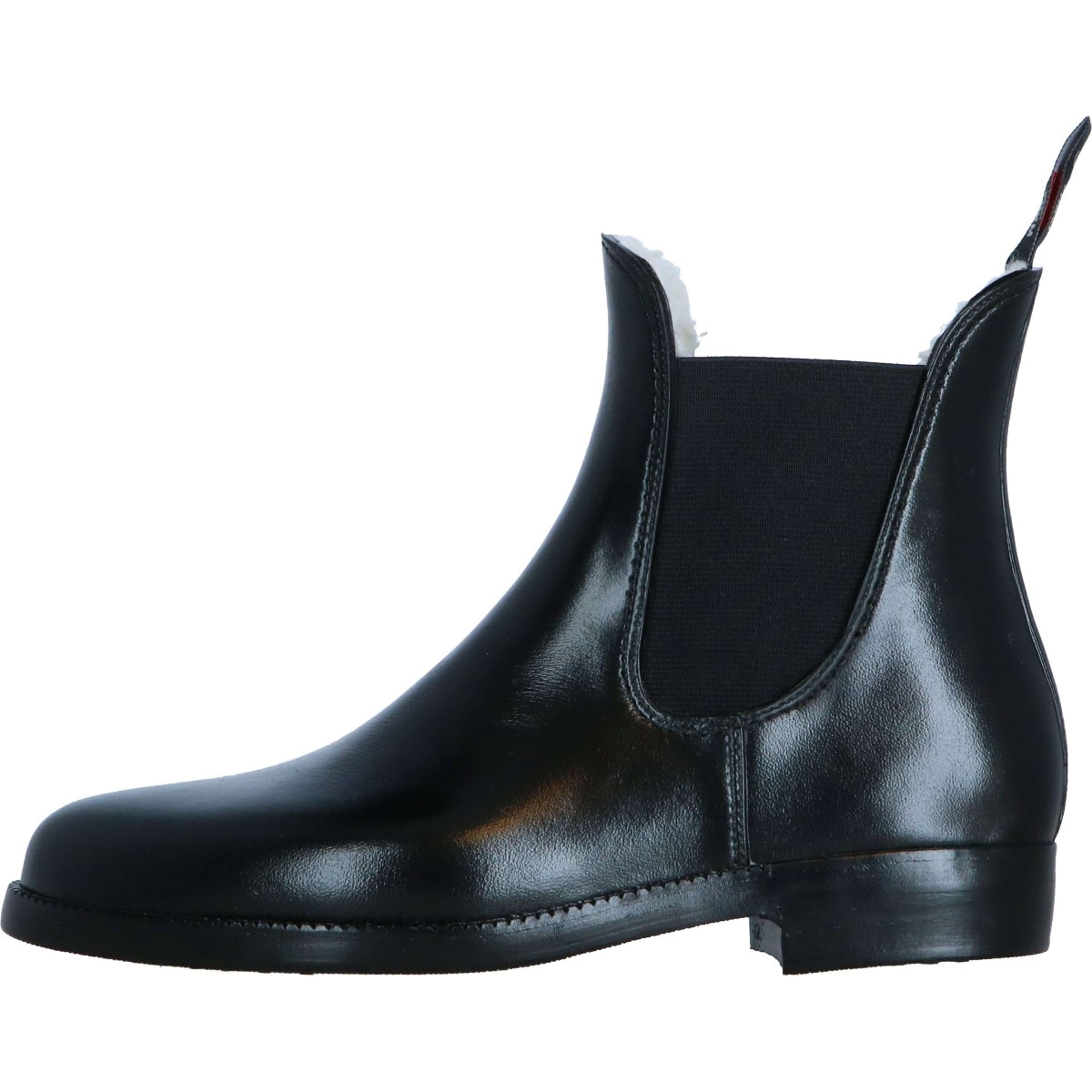 HKM Jodhpur Boots Soft Teddy Lining Black