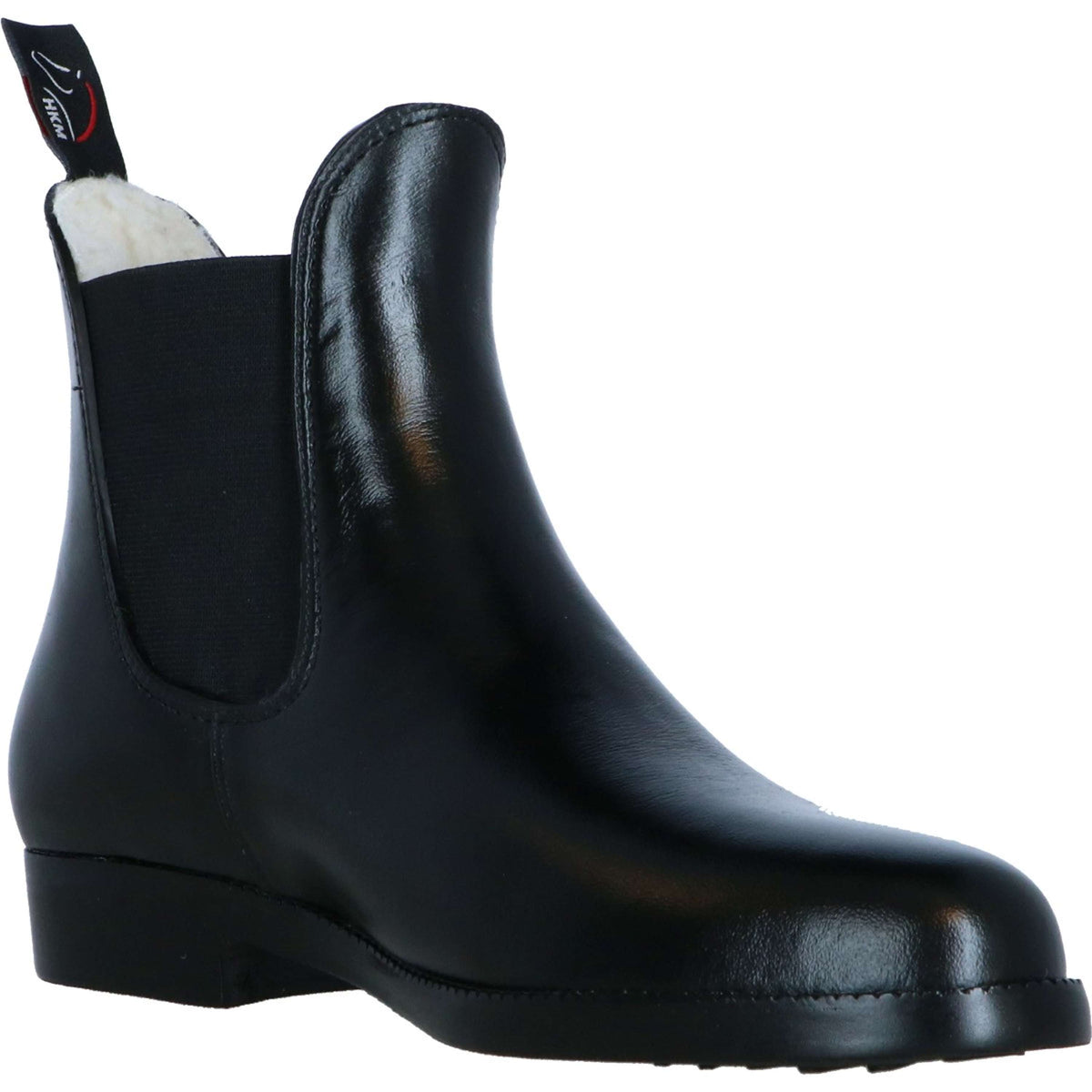 HKM Jodhpur Boots Soft Teddy Lining Black