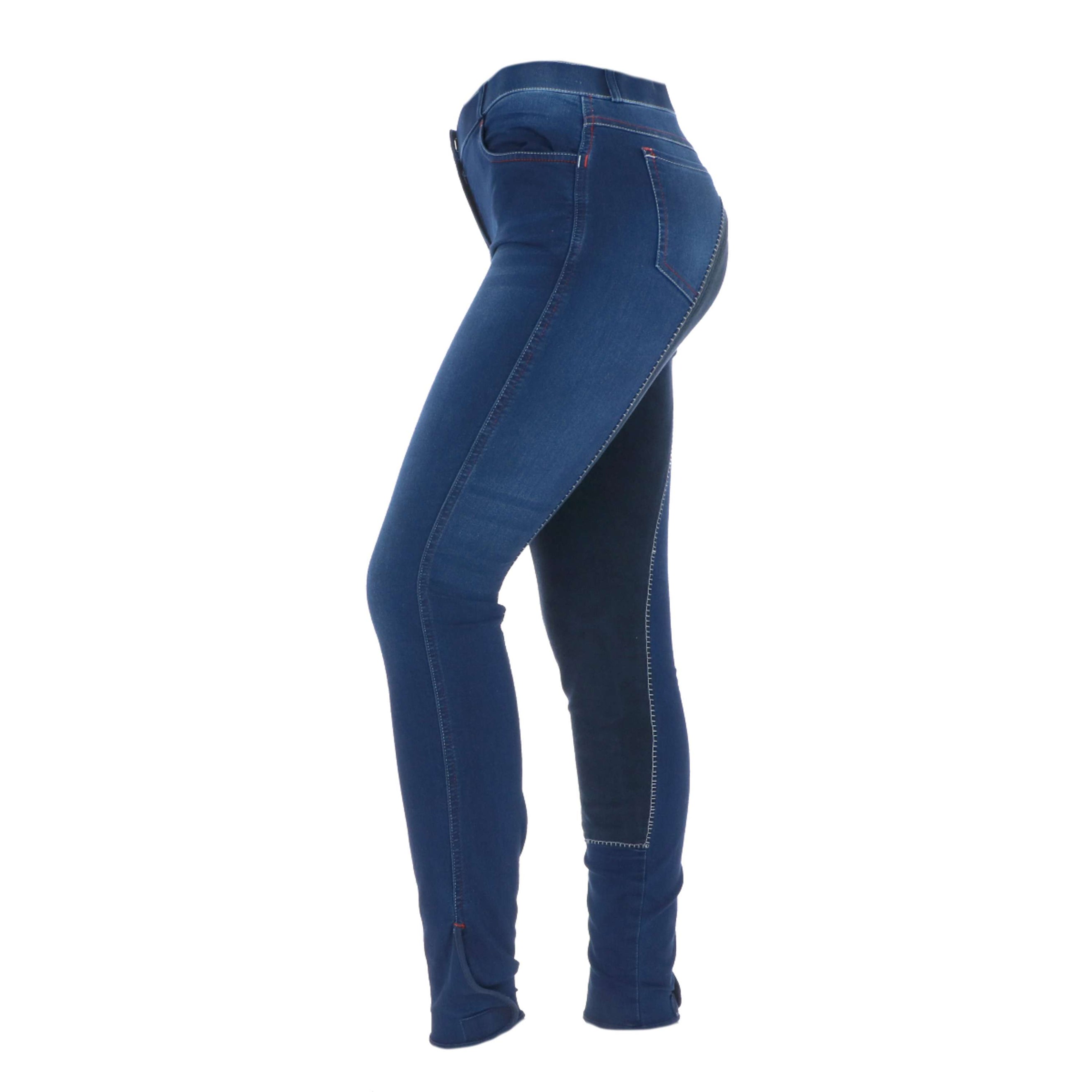 HKM Breeches Summer Denim 3/4 Seat Blue jeans HKM Breeches Summer Denim 3/4 Seat Blue jeans