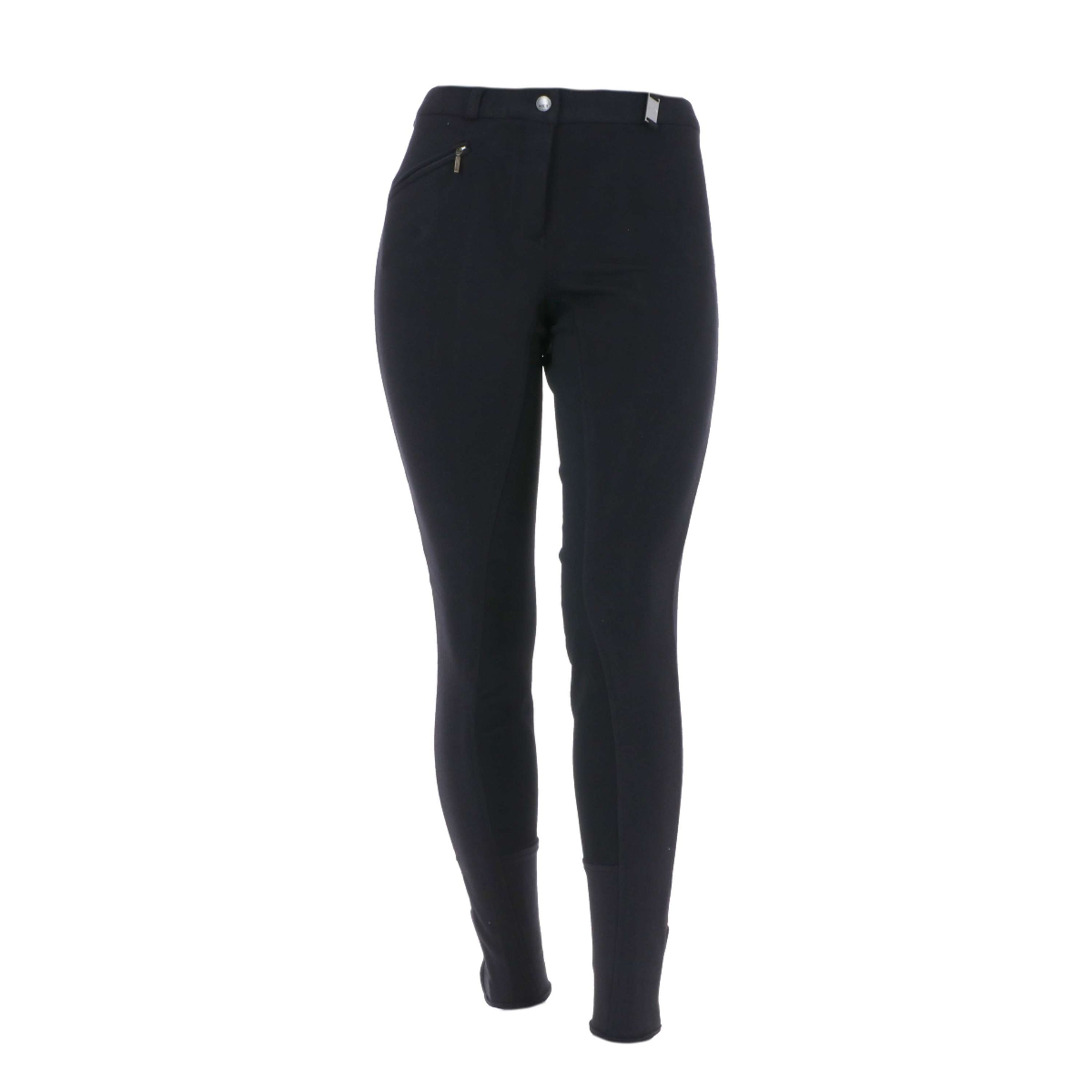 HKM Breeches Basic Belmtex Grip 3/4 Seat Ladies Black