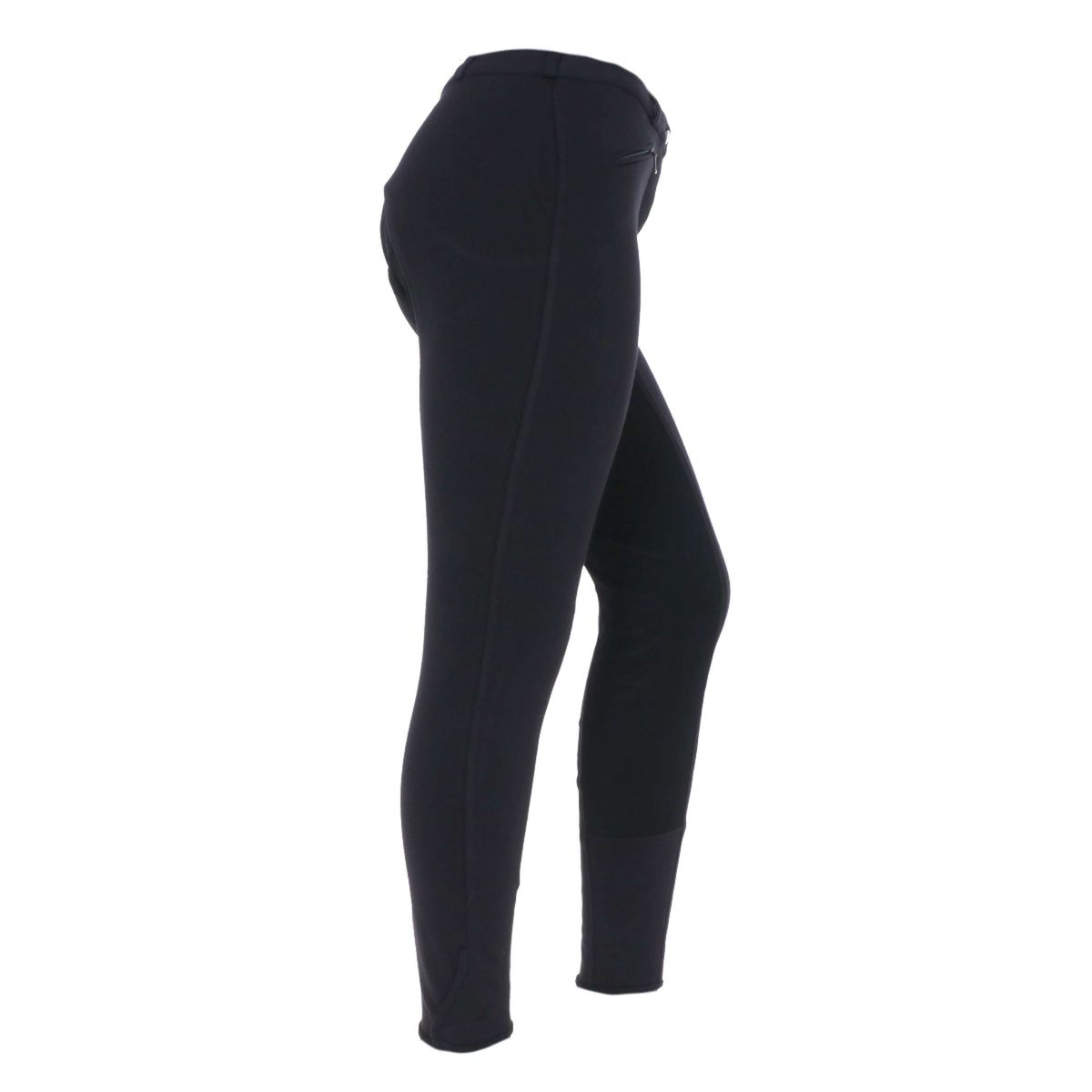 HKM Breeches Basic Belmtex Grip 3/4 Seat Ladies Black