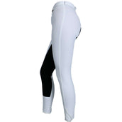 HKM Breeches Basic Belmtex Grip 3/4 Seat White/Black