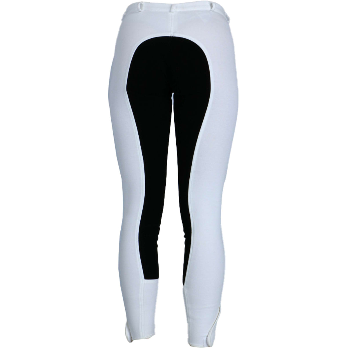 HKM Breeches Basic Belmtex Grip 3/4 Seat White/Black