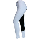 HKM Breeches Basic Belmtex Grip 3/4 Seat Ladies White/Black