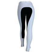 HKM Breeches Basic Belmtex Grip 3/4 Seat Ladies White/Black