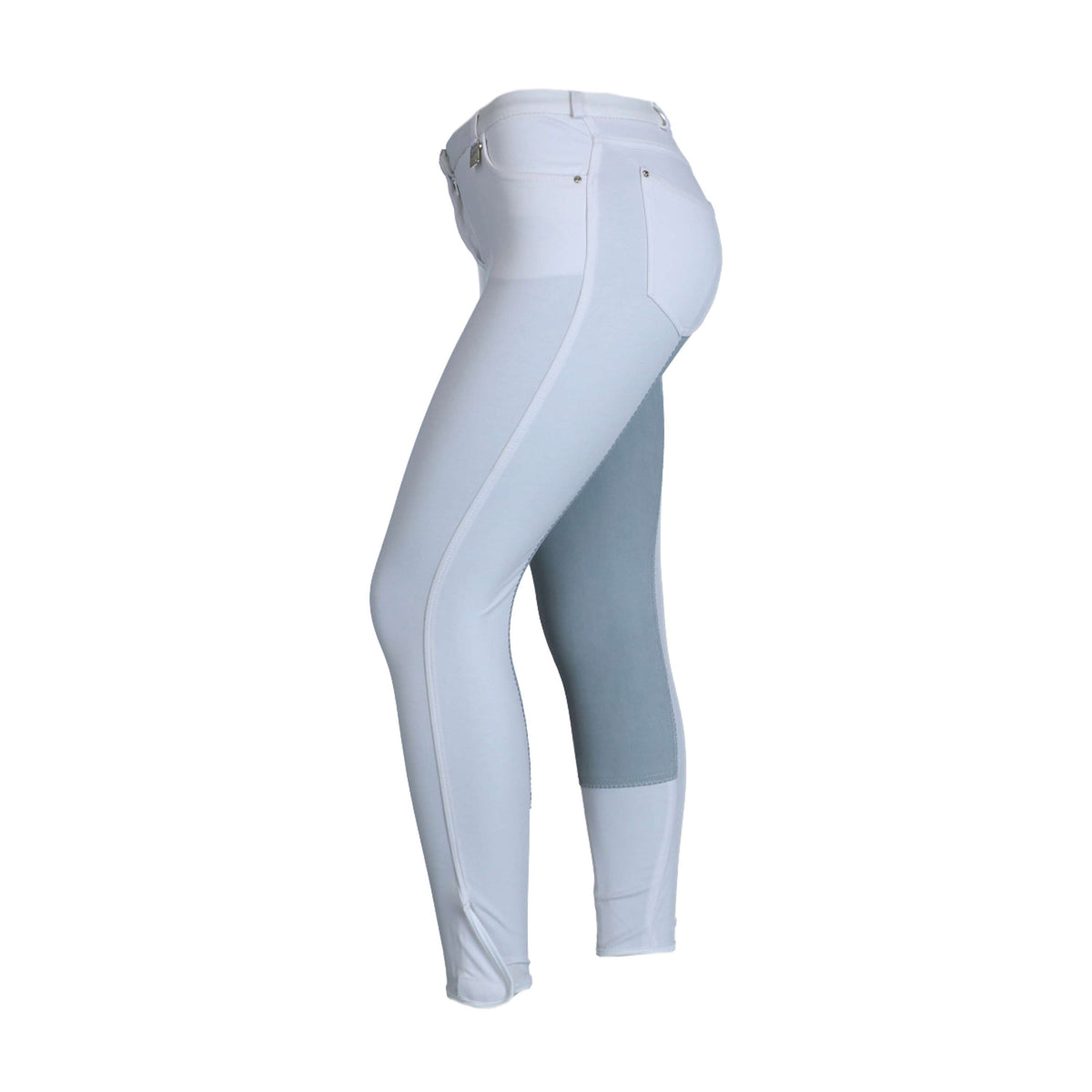 HKM Riding Breeches Comfort Fit 3/4 Seat White